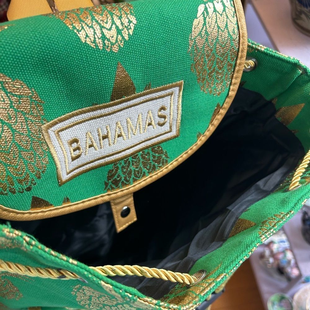 Vintage Green and Gold Backpack - Picture 10 of 16